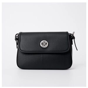 Christian Lacroix Black Crossbody Bag + Bonus Matching Wallet